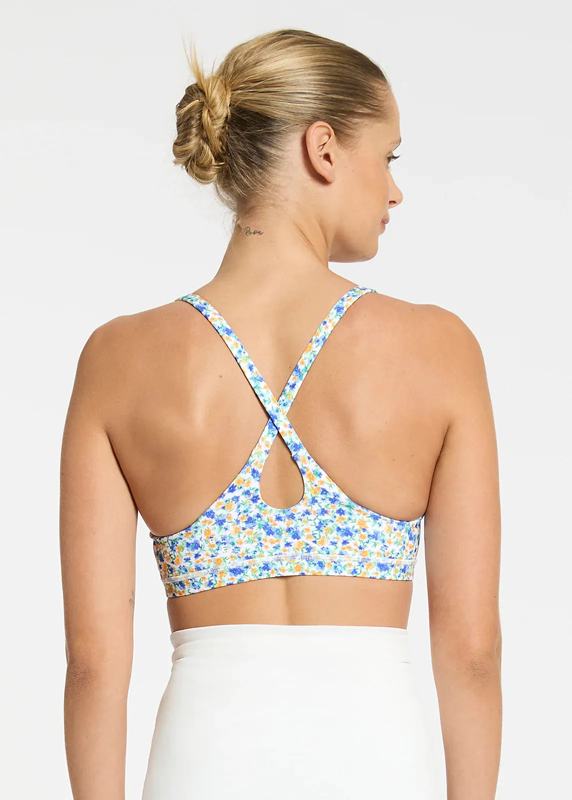 Rhythm & Flow Bra Zesty Floral