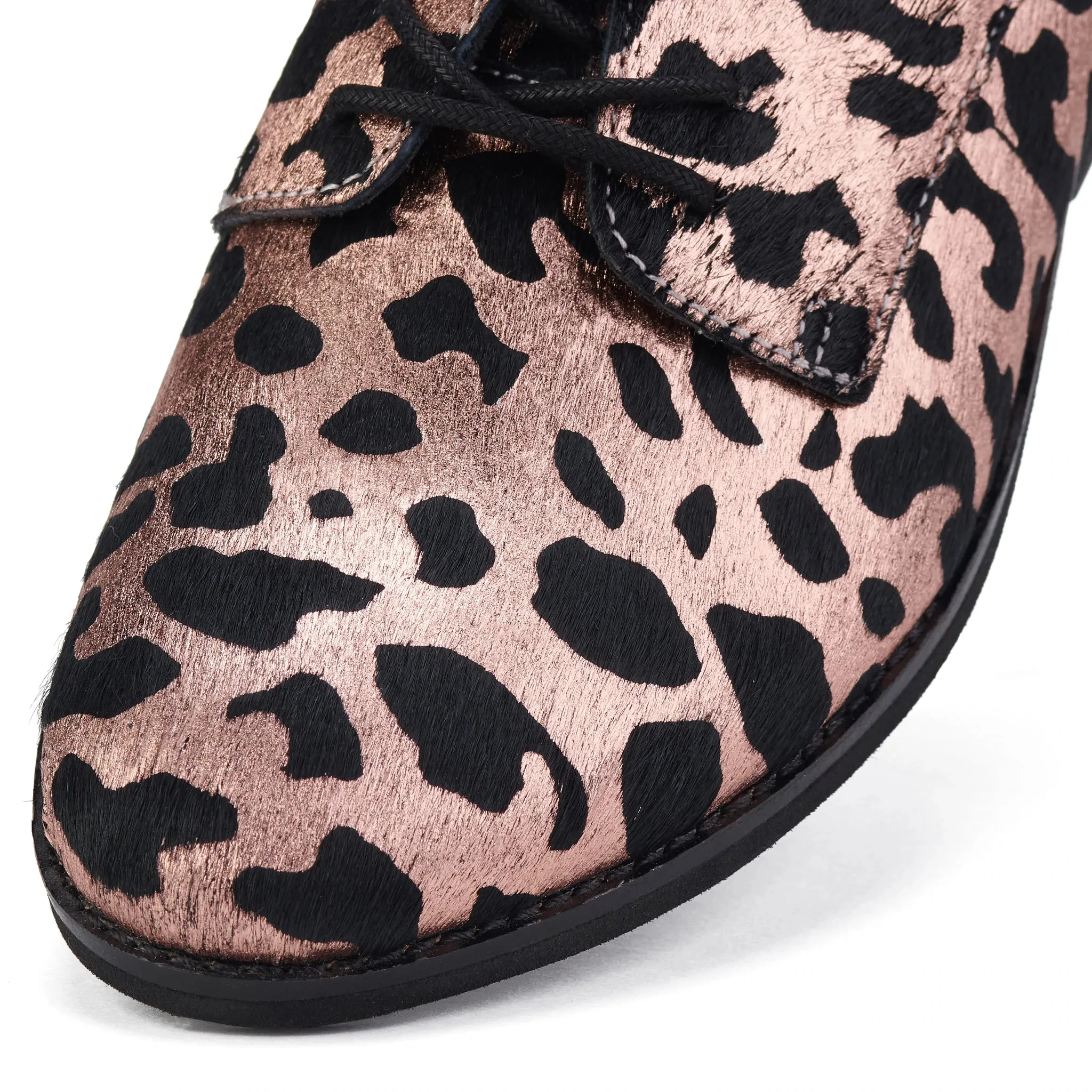 ROLLIE NATION - DERBY - ROSE GOLD LEOPARD/BLACK