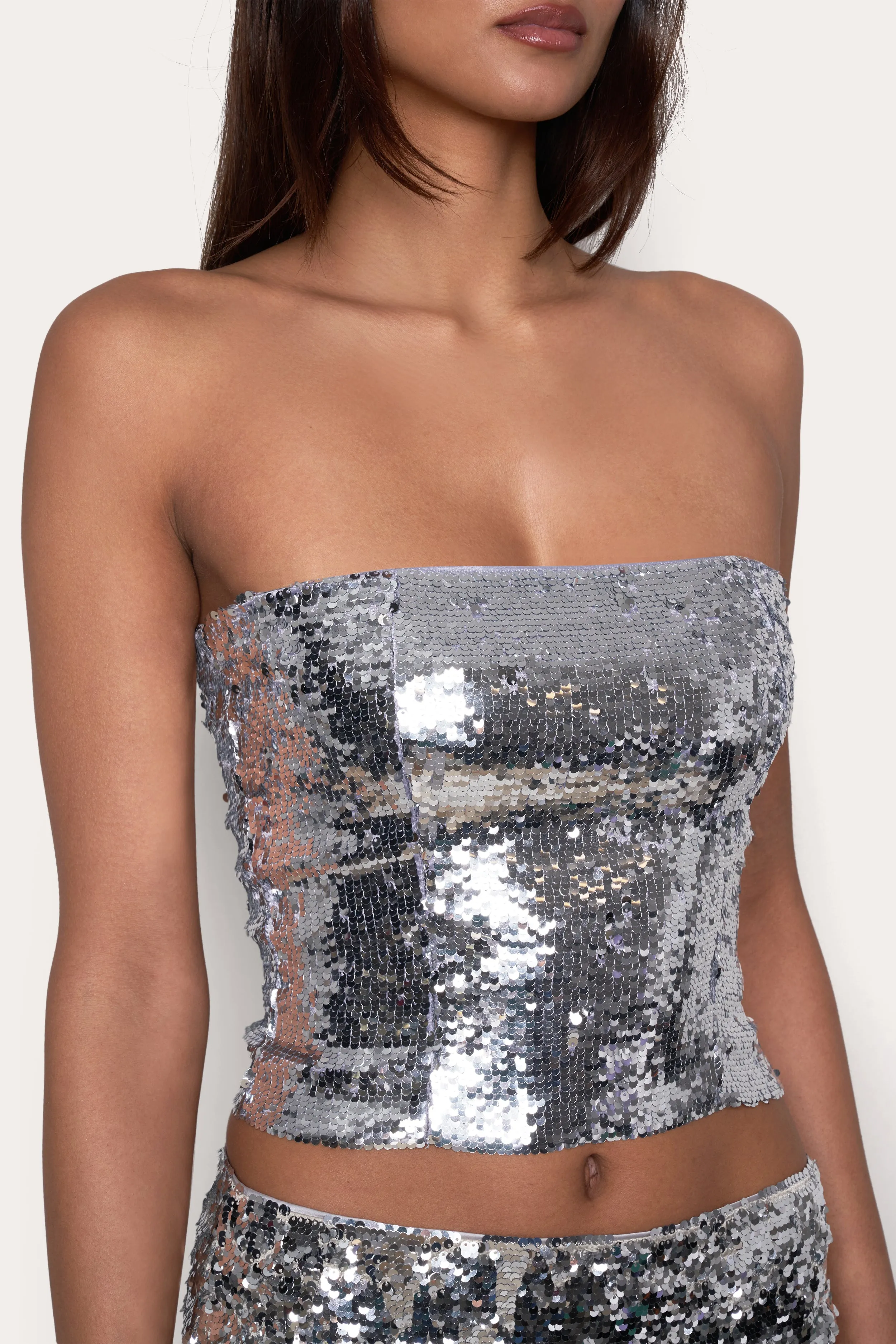 Sequin Tube Top