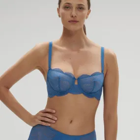 Simone Perele Karma Demi Cup Bra in Myosotis Blue 12V330