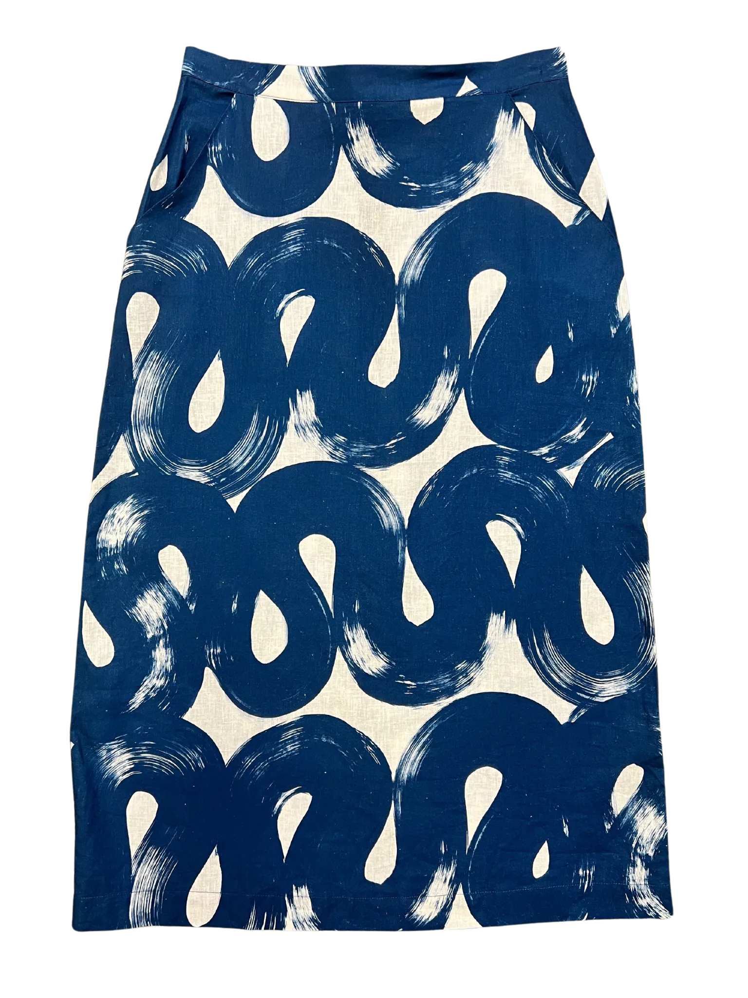 Size XS - Nancybird Blue Swirls Skirt