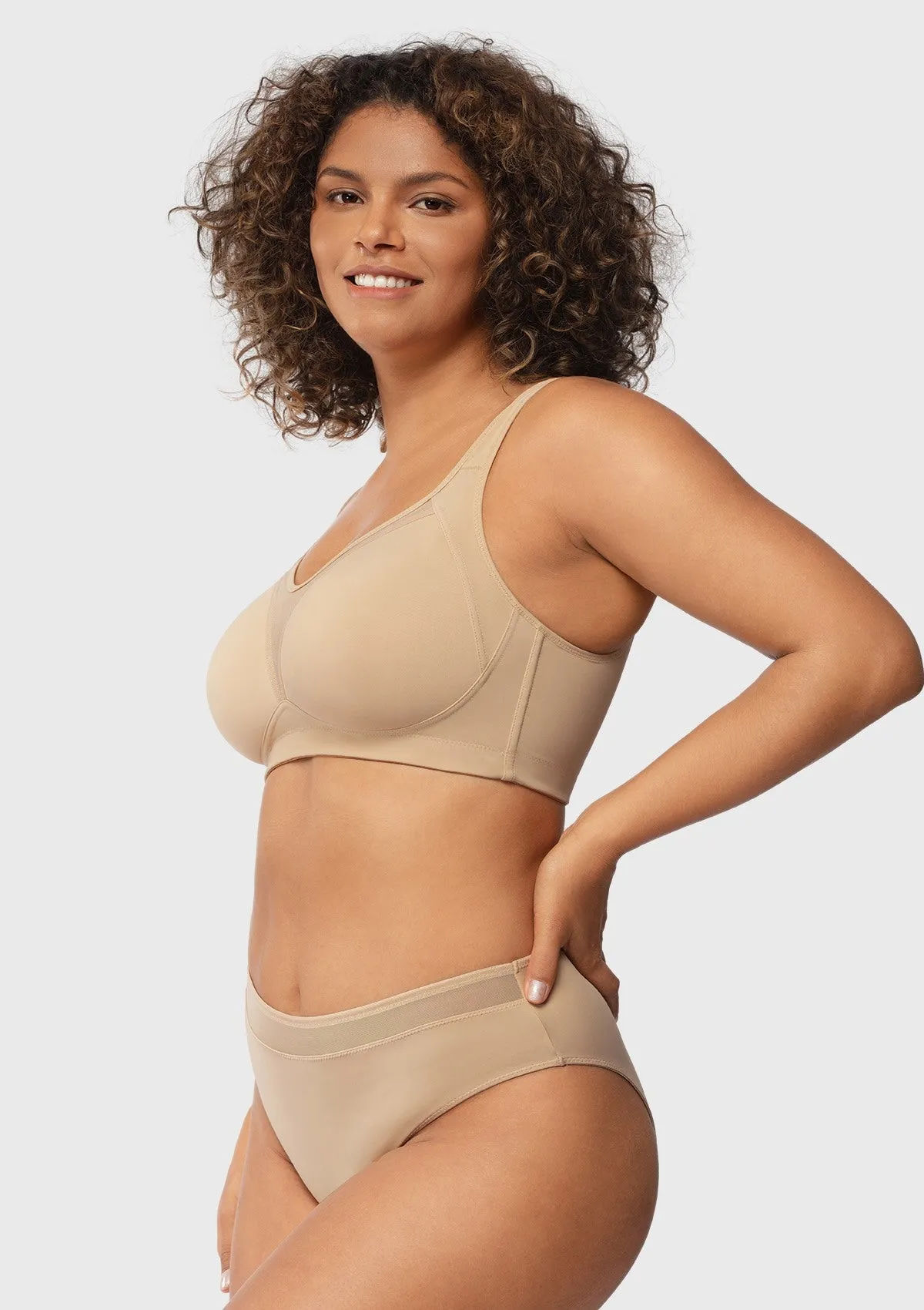 SoftSculpt Non-Padded Full Coverage Minimizer Wireless Bra