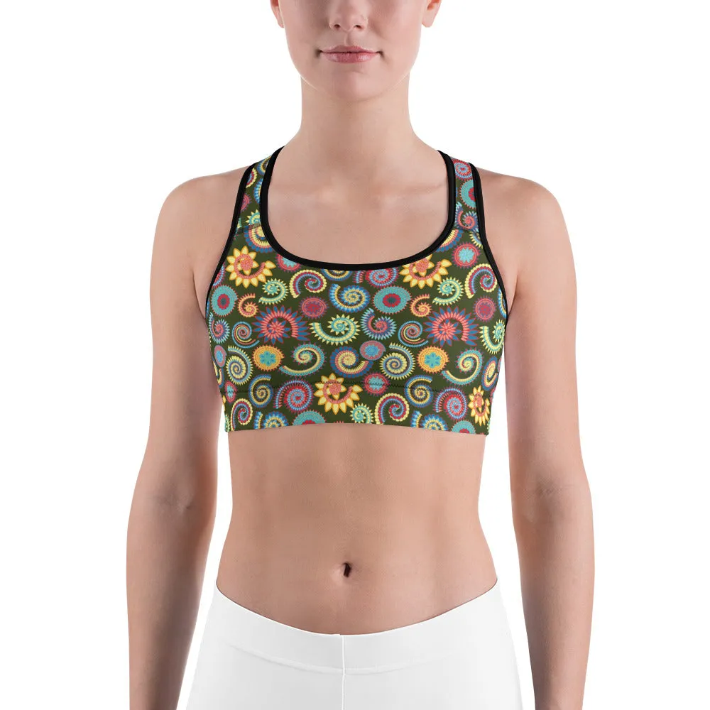 Spring Spiral Sports bra for women, athletic bras