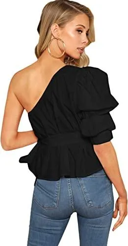 Style Quotient  Women Black Solid Tops