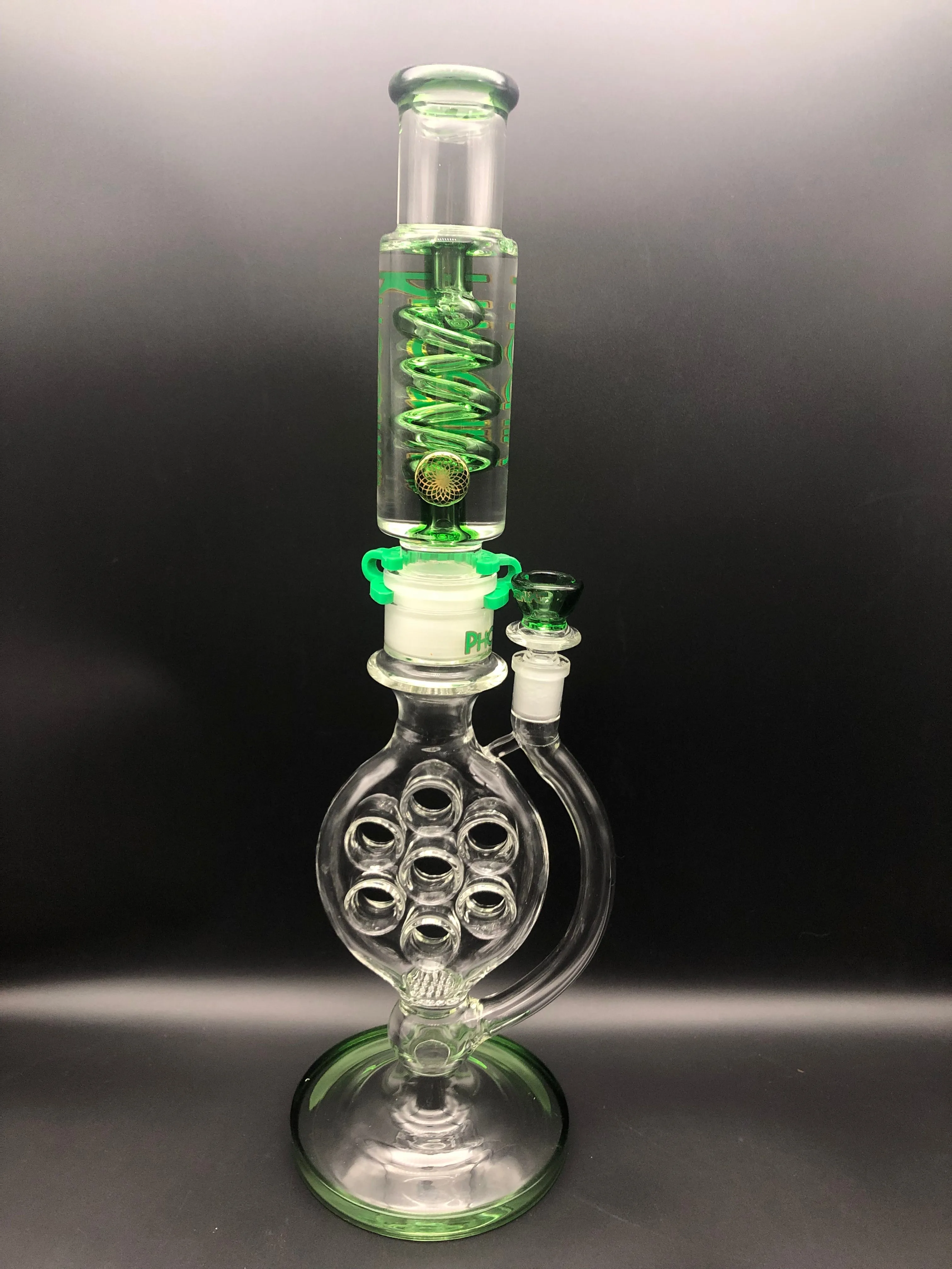 Swiss Perc Bong w/ Glycerin Coil Tube