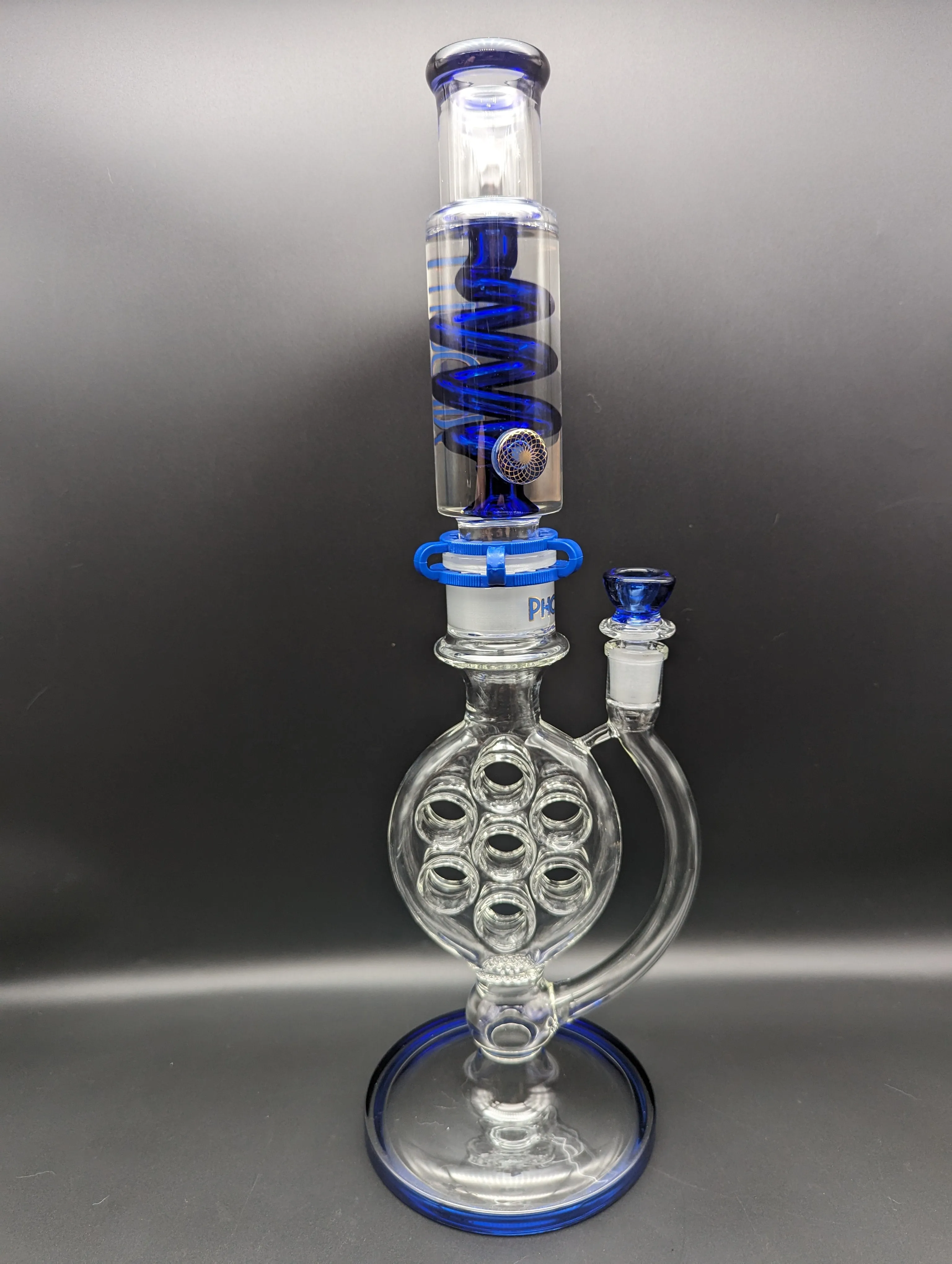 Swiss Perc Bong w/ Glycerin Coil Tube