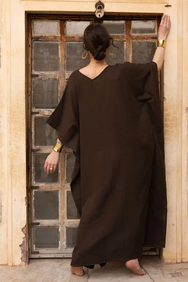 Tabitha Maxi Kaftan - Brown