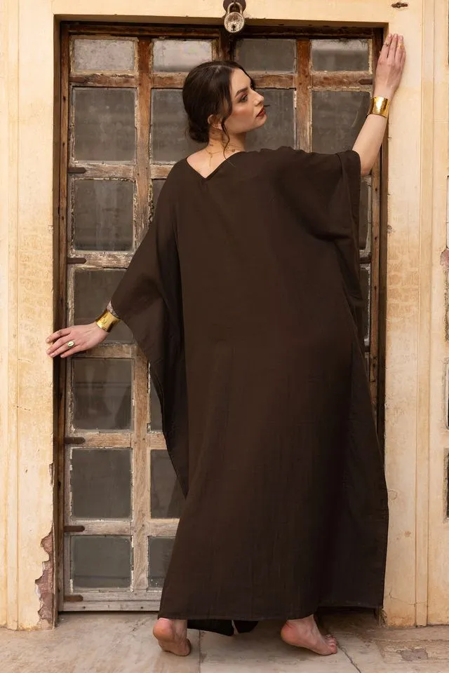 Tabitha Maxi Kaftan - Brown