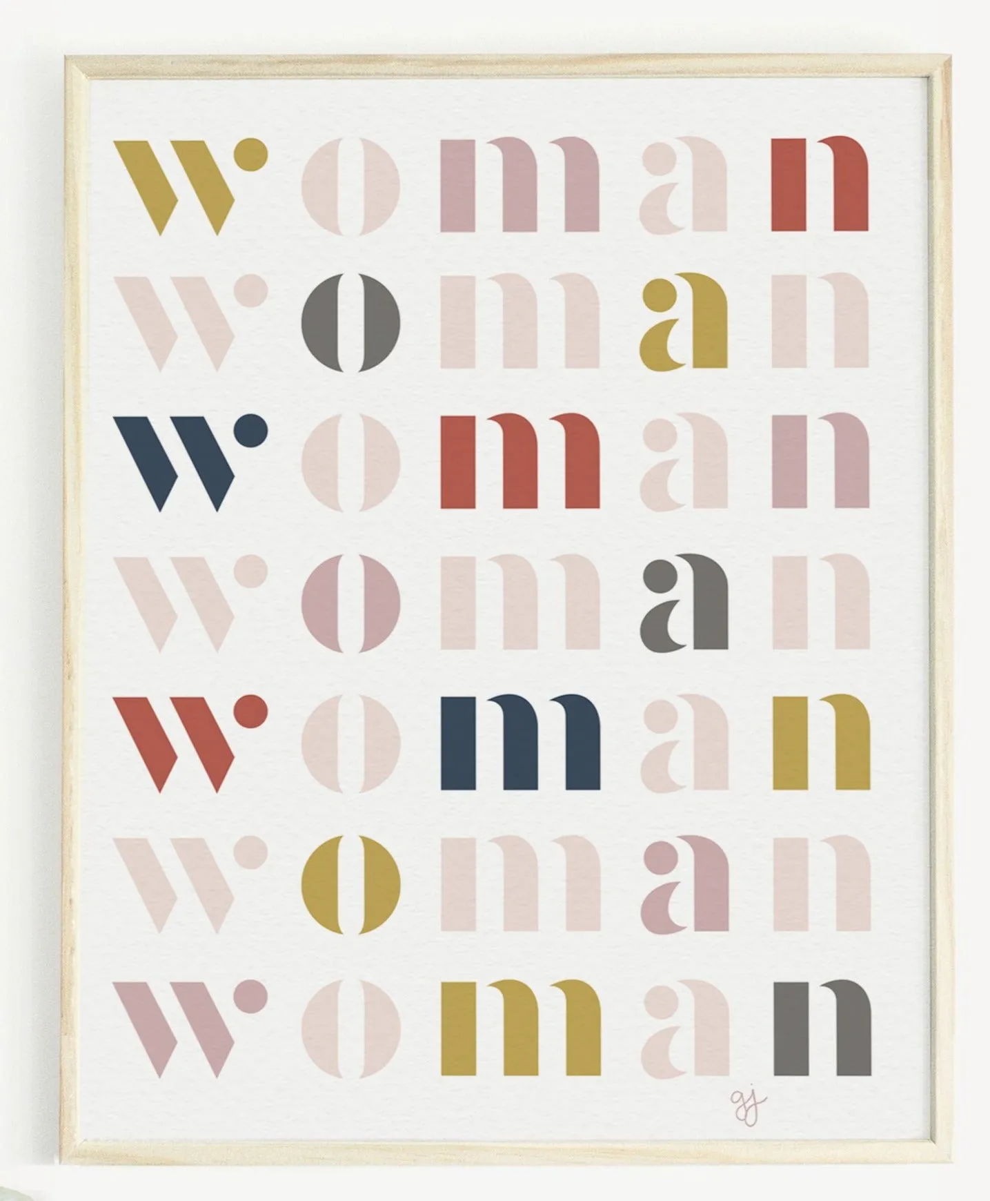 THE WOMAN Greta Jane Print