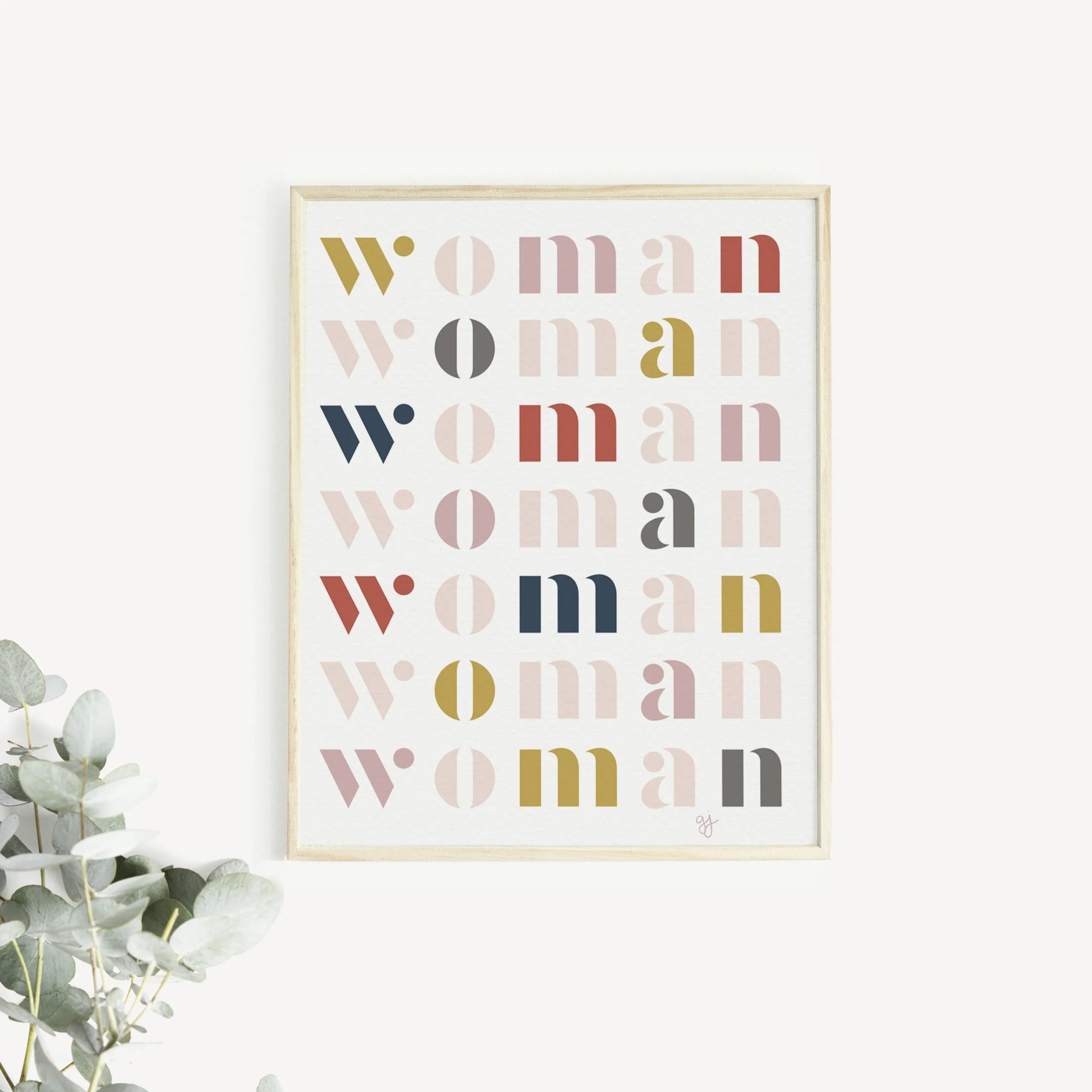 THE WOMAN Greta Jane Print