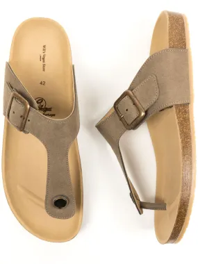 Toe Peg Footbed Sandals