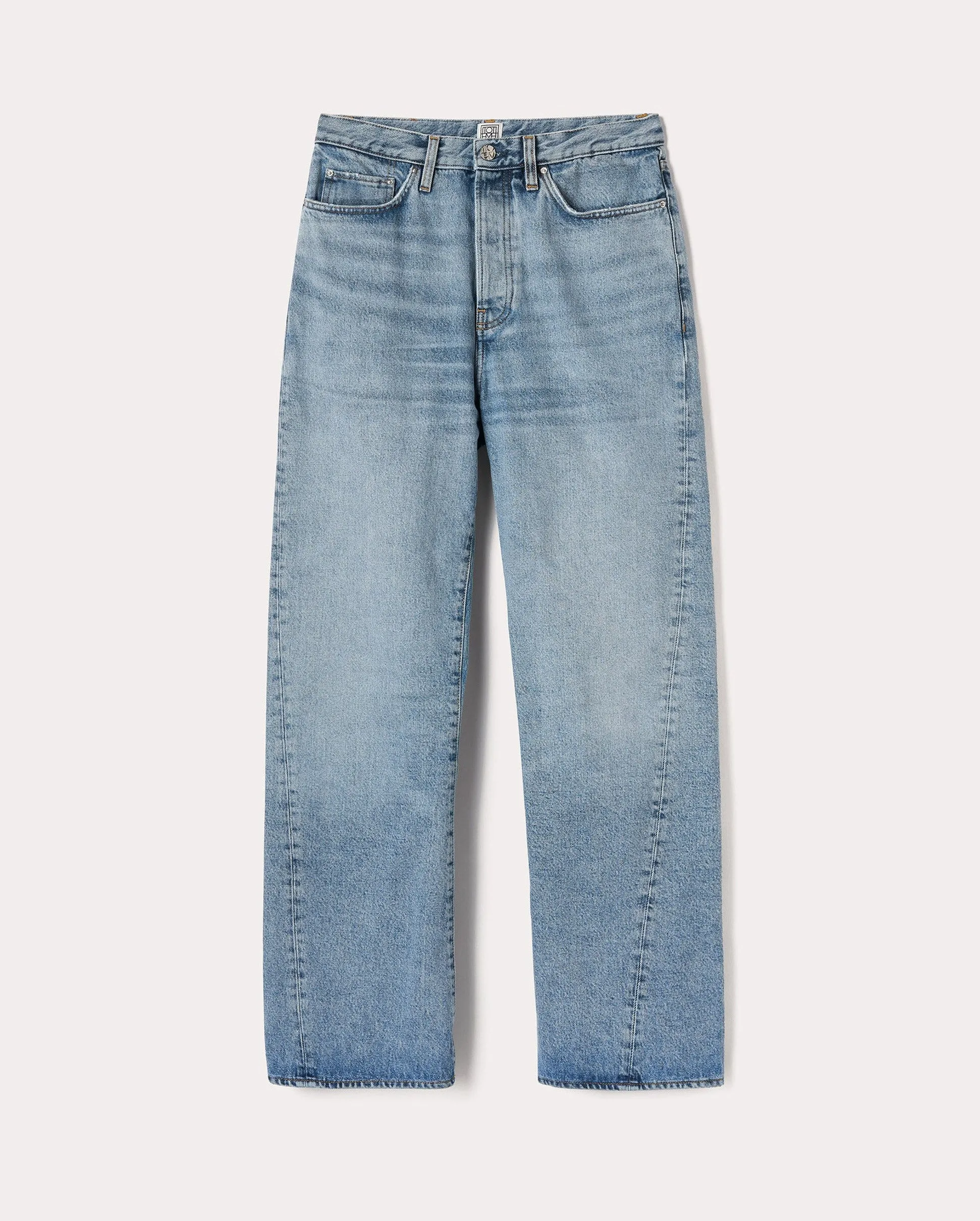 TWISTED SEAM FULL LENGTH DENIM / WORN BLUE