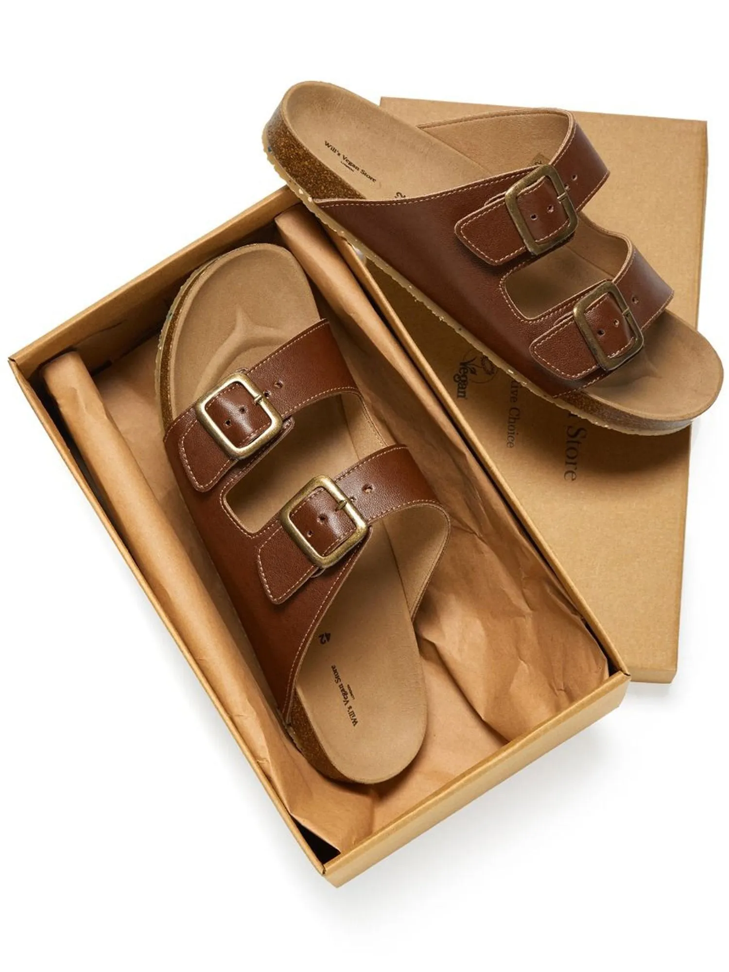 Two Strap Footbed Sandals