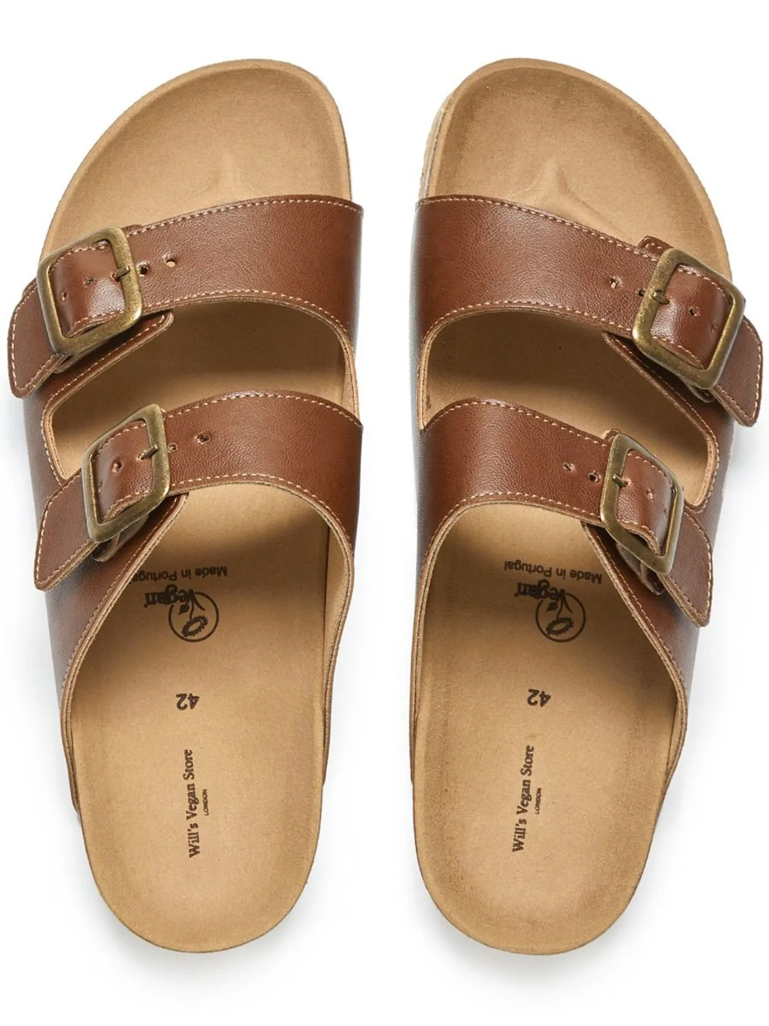 Two Strap Footbed Sandals