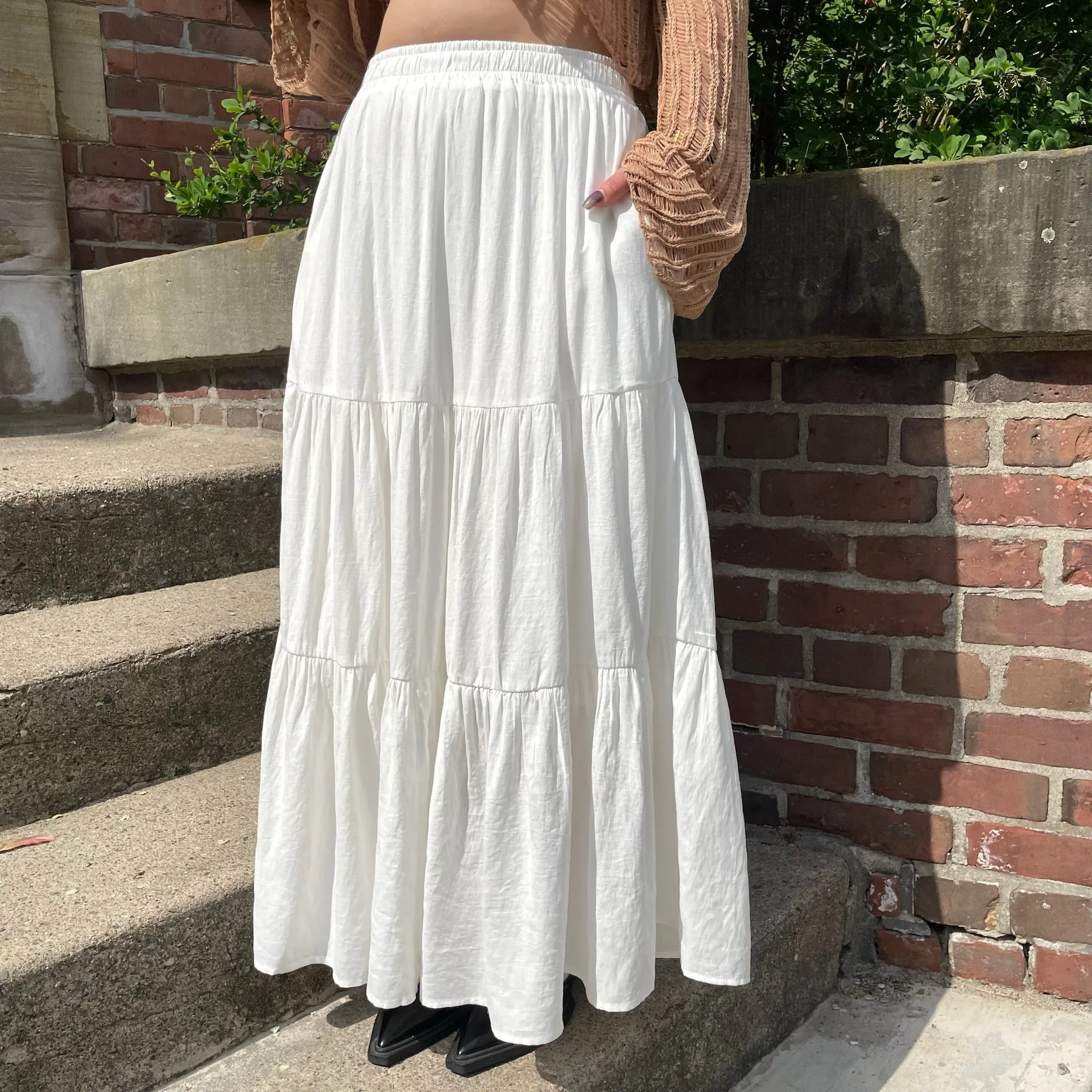 UMBER Tiered Skirt