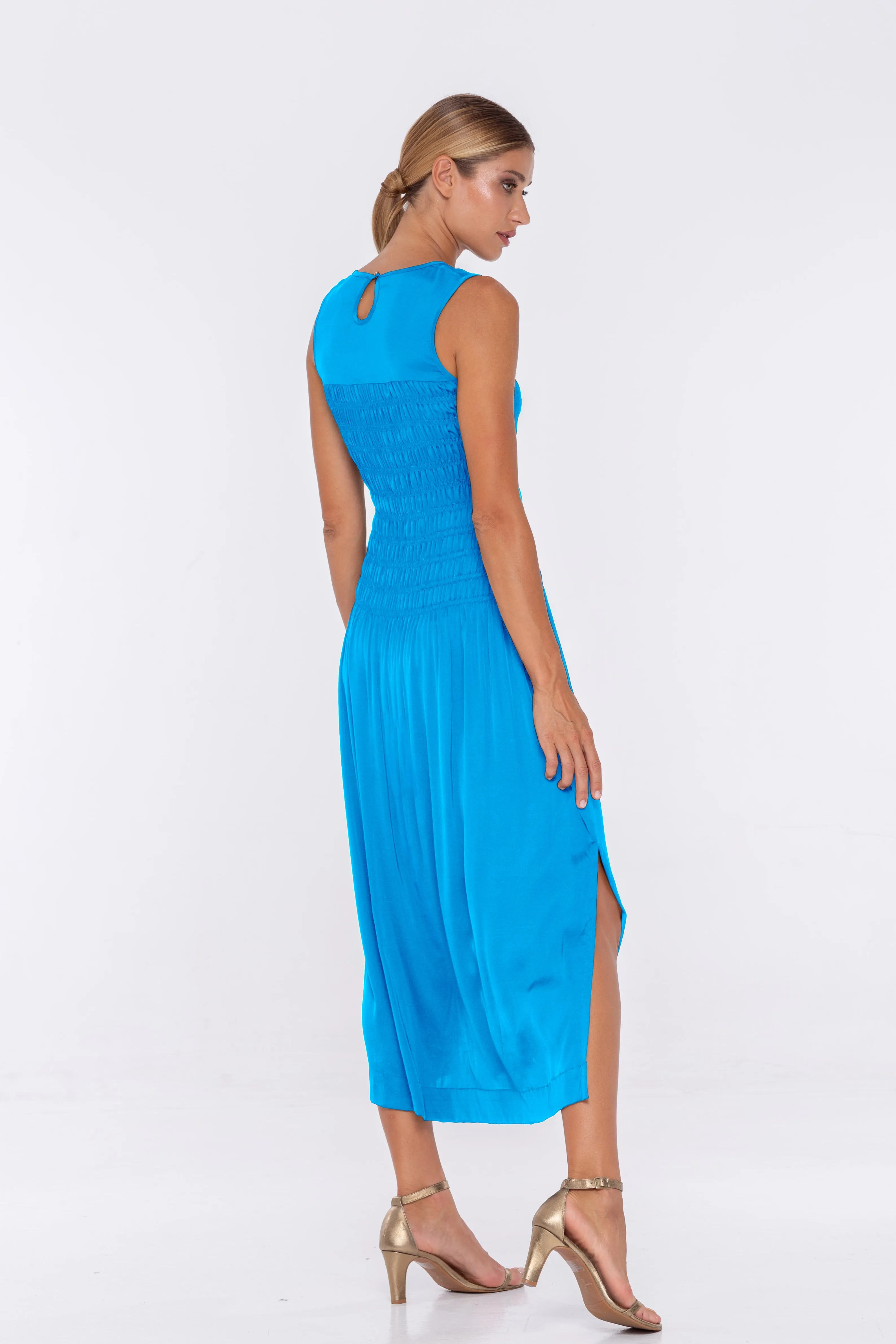 Will You Be Mine Dress - Miami Blue