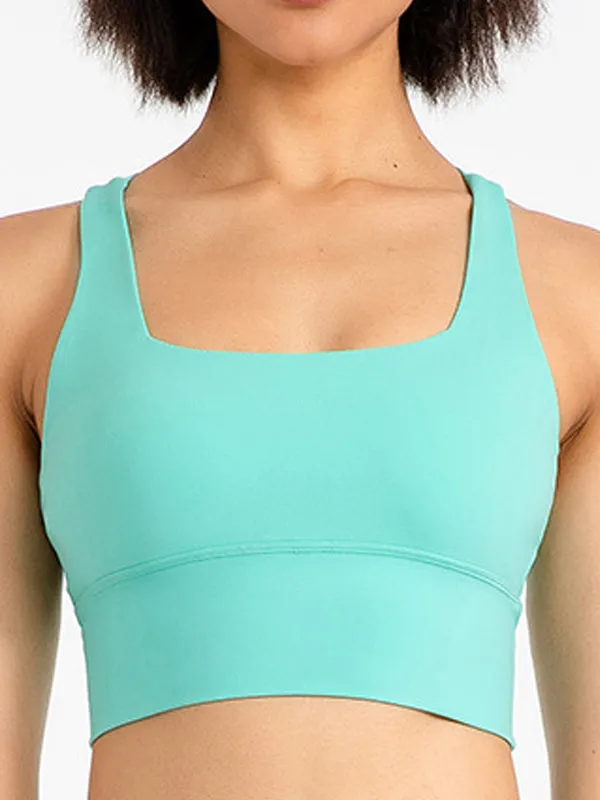 ZASUWA Female Cross Beautify Back U Collar Sports Bras