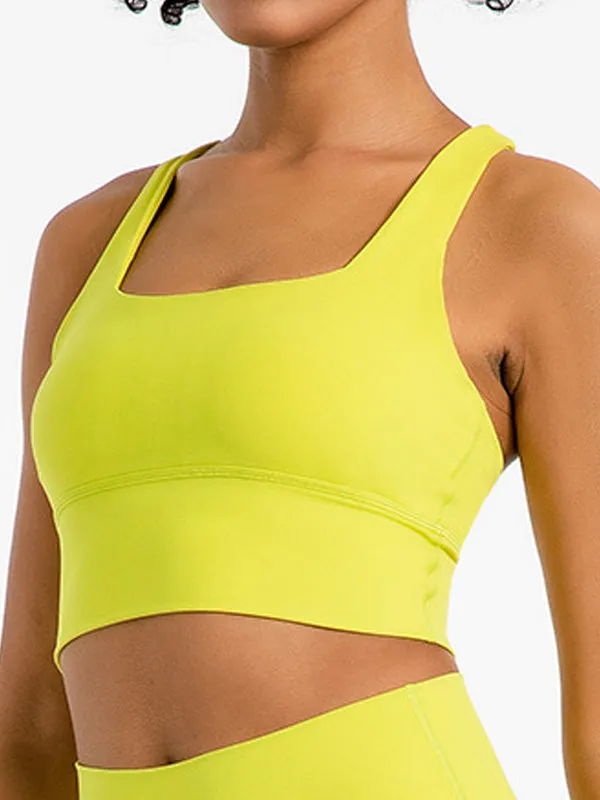 ZASUWA Female Cross Beautify Back U Collar Sports Bras