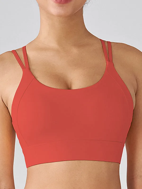 ZASUWA Female Cross Beautify Back U Collar Sports Bras