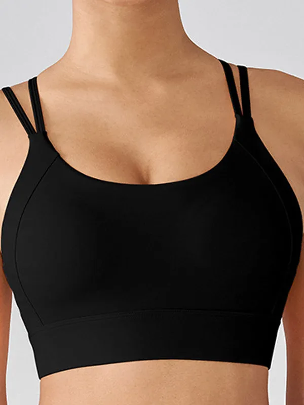 ZASUWA Female Cross Beautify Back U Collar Sports Bras