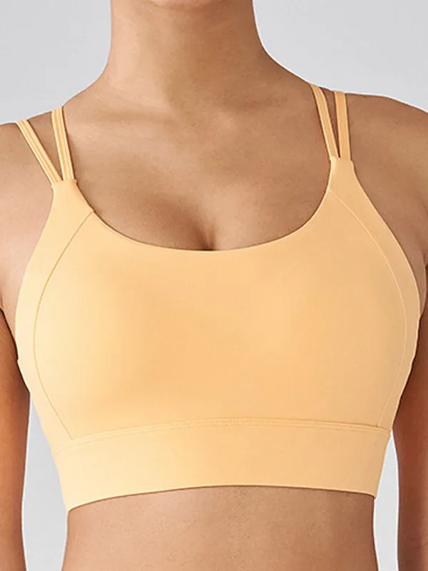 ZASUWA Female Cross Beautify Back U Collar Sports Bras