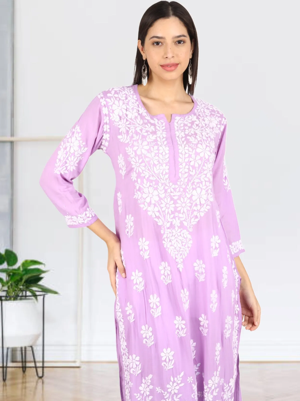 Zoya Premium Modal Chikankari Kurti