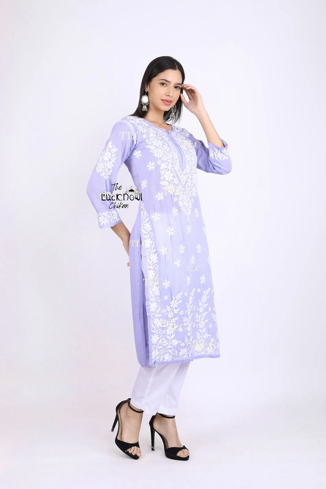 Zoya Premium Modal Chikankari Kurti